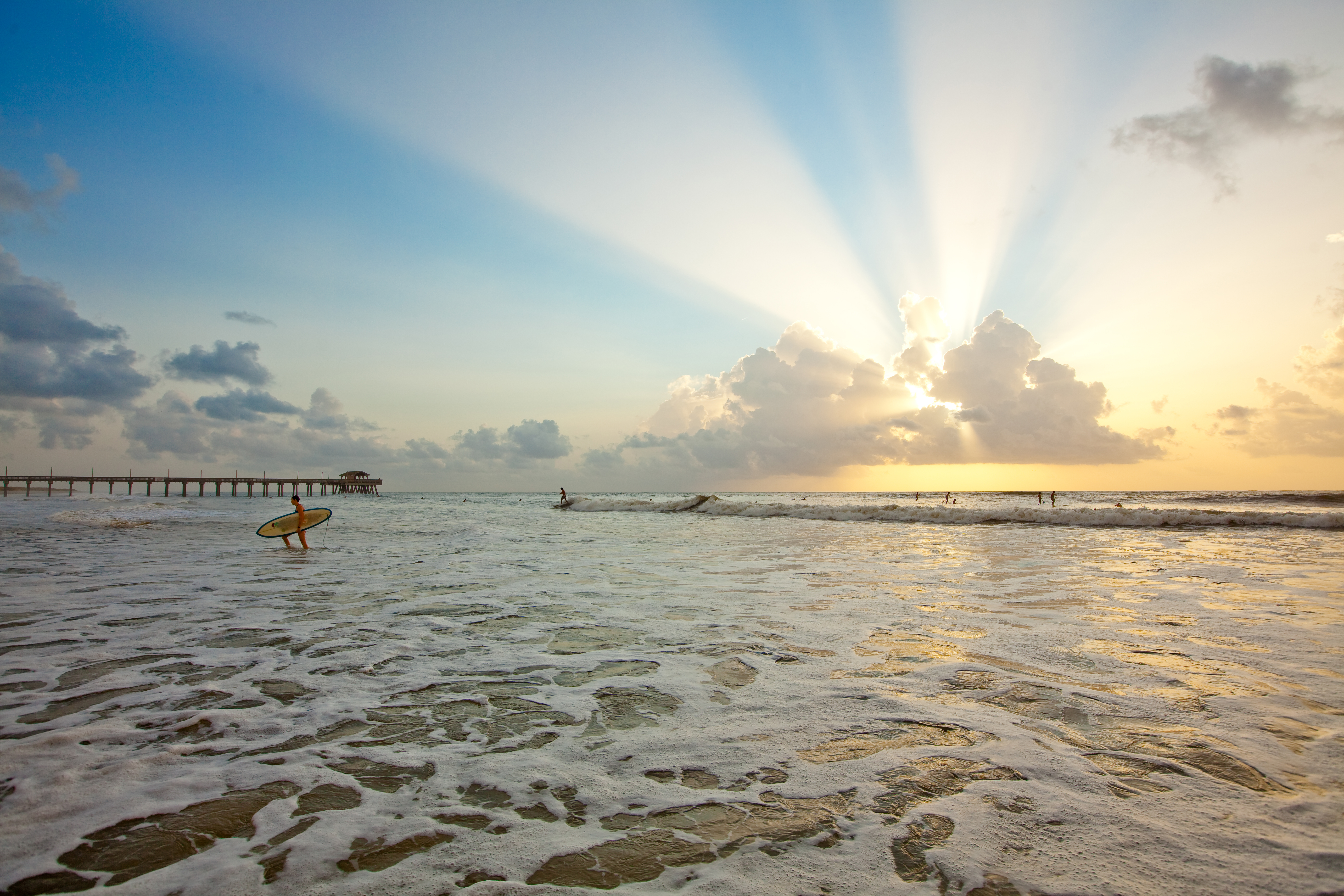 Tybee surfer