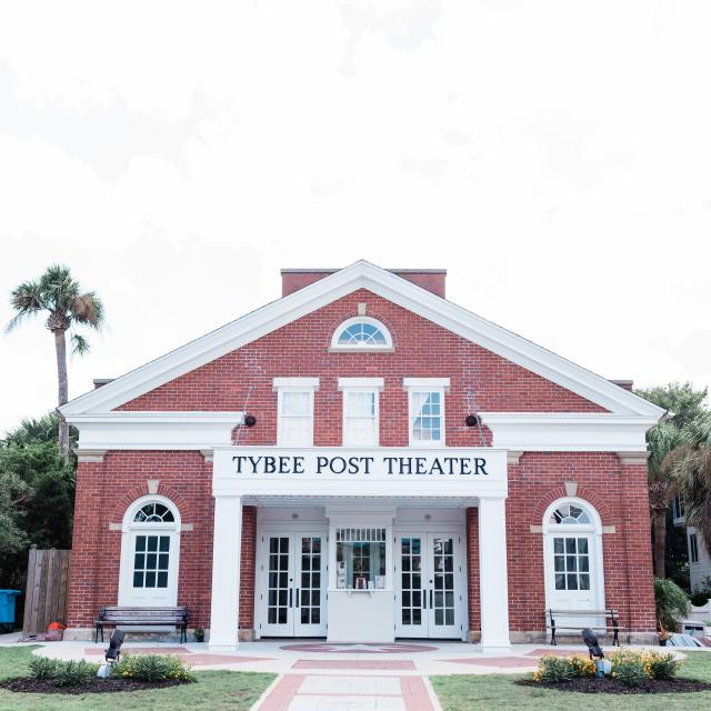 Exterior view of the historic Tybee Island Post Theater