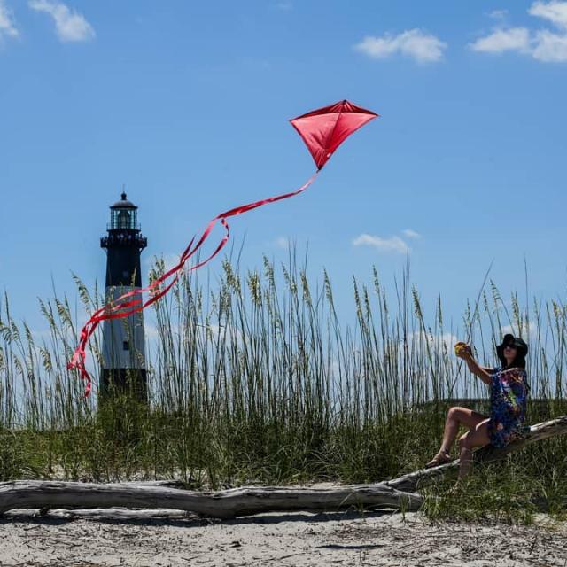 tybee island lighthouse kite