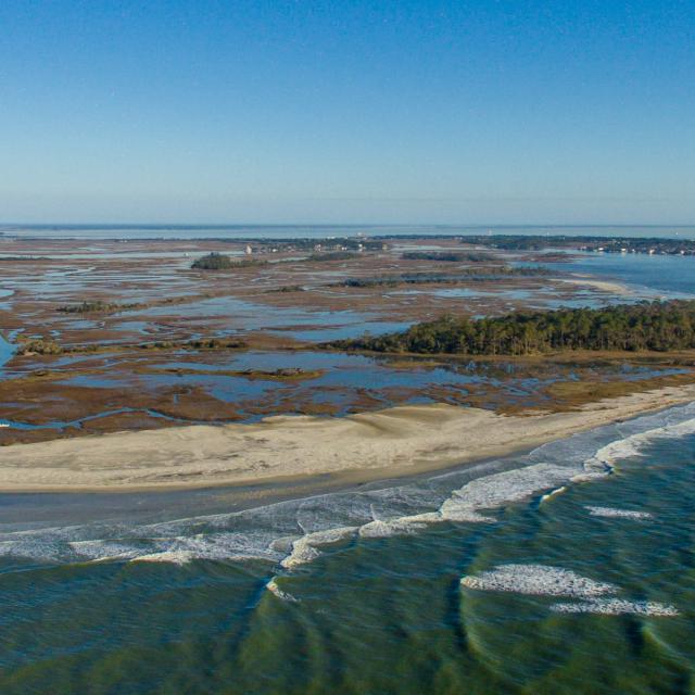 Little Tybee Island Georgia Aerial