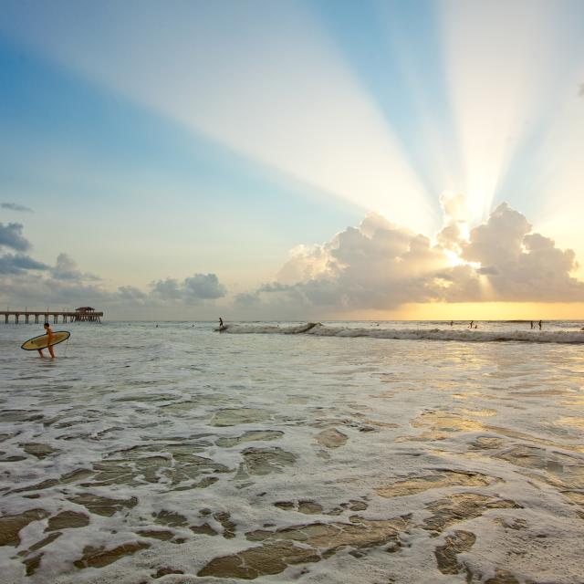Tybee surfer