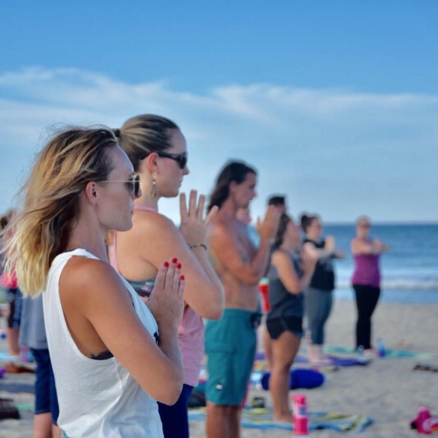 Yoga Beach Tybee Island Georgia