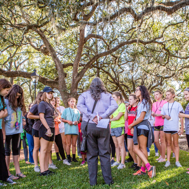 Student Tour Downtown Savannah Georgia