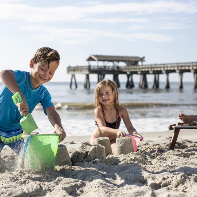 Tybee Island Beach Pier Family Kids