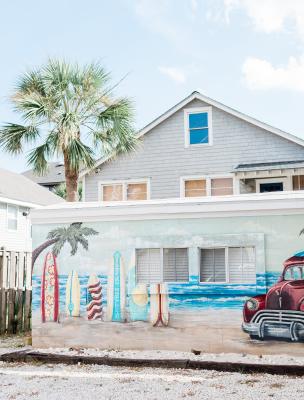 Tybee Island Home Mural