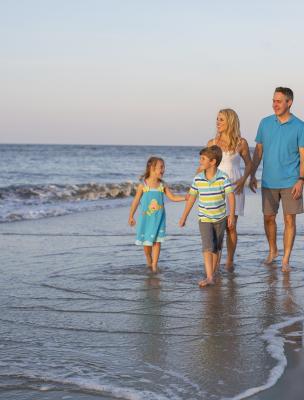 beach family