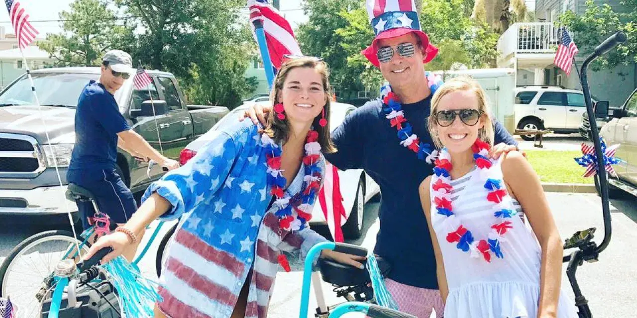 Fourth of July Bike Parade Tybee Island