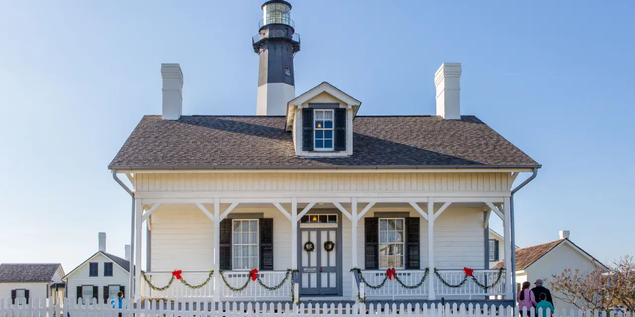 Tybee Island Light Station And Museum Christmas