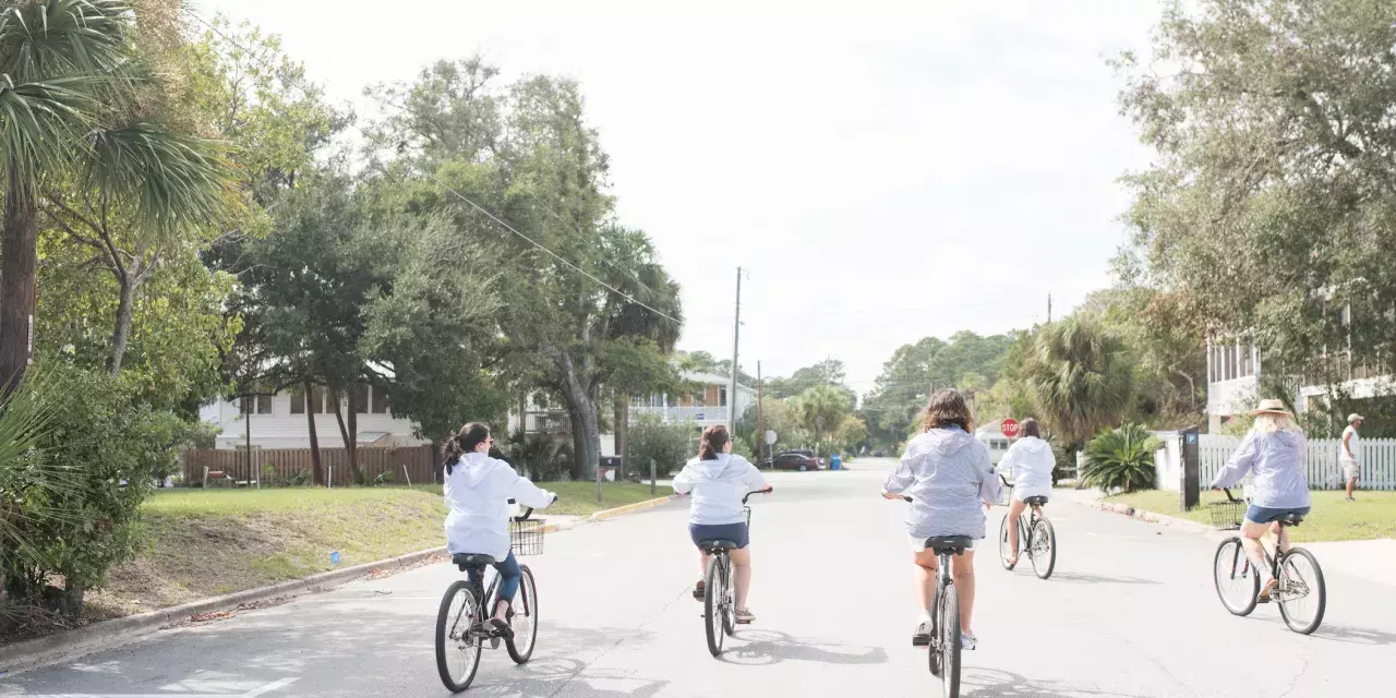 tybee island bike ride girls getaway outdoor adventure