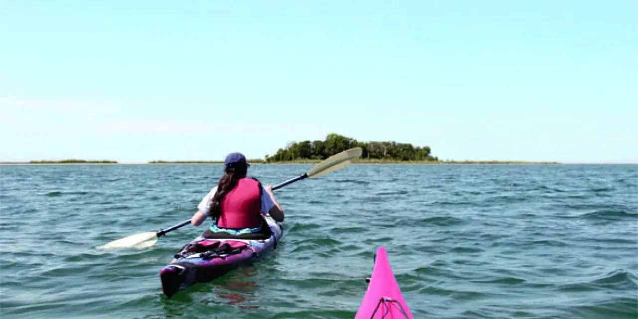 Kayaking on Tybee Island
