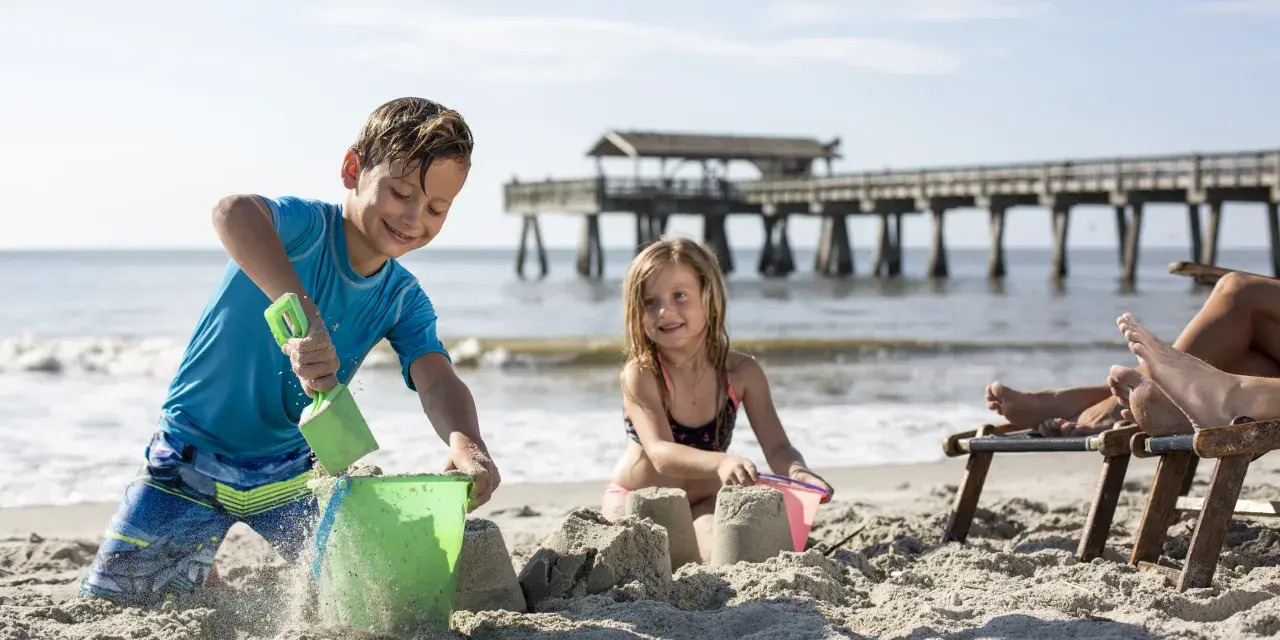 Tybee Island Beach Pier Family Kids