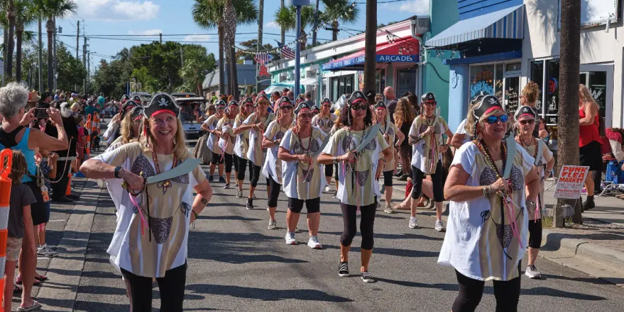 Photo courtesy of Tybee Island Pirate Fest; parade