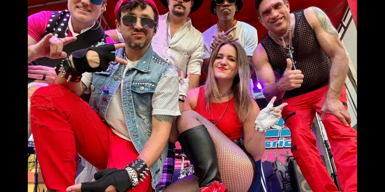 A six member tribute band.
