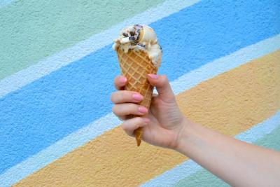 Ice cream on Tybee Island.