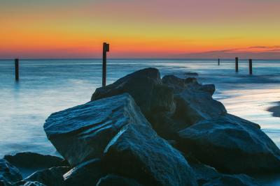 Jetties on North Beach.