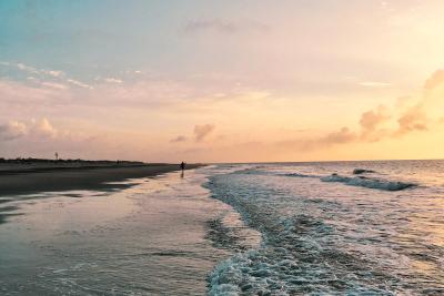 South Beach Sunrise Tybee Island