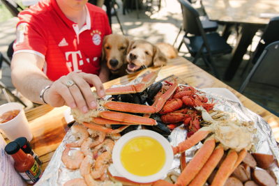 Dogs The Crab Shack Tybee Island