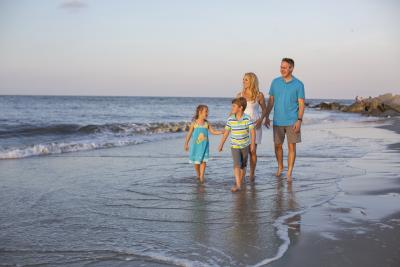 beach family