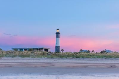 Tybee Island Lighthouse beach view