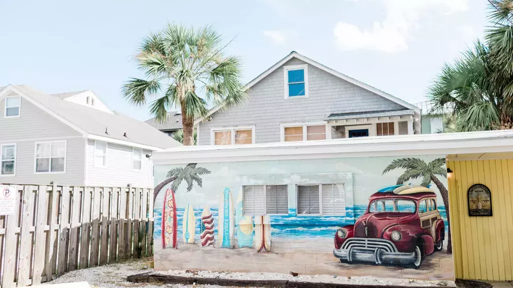 Tybee Island Home Mural