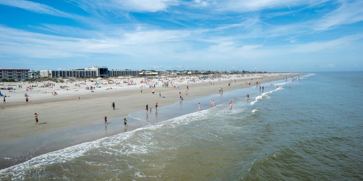 Sea Foam - Tybee Island, Georgia - Savannah's Beach