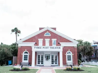 Exterior view of the historic Tybee Island Post Theater