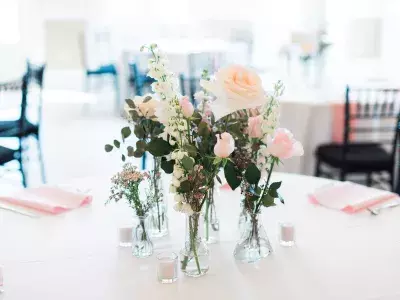 Wedding decor on Tybee Island.