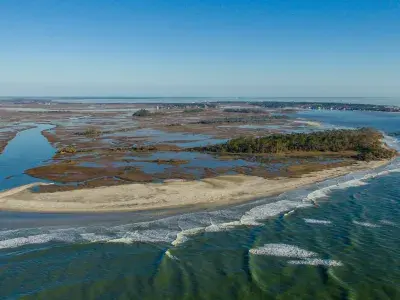 Little Tybee Island Georgia Aerial
