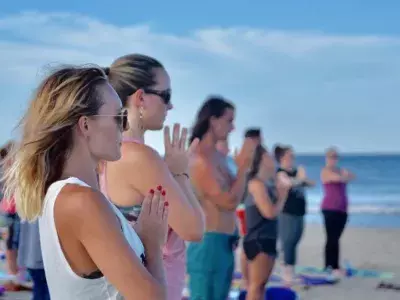 Yoga Beach Tybee Island Georgia