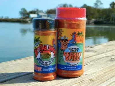 Seasoning from The Crab Shack.