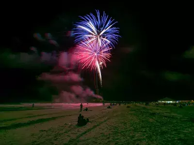 Tybee Island New Year's Eve Fireworks