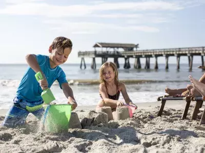 Tybee Island Beach Pier Family Kids