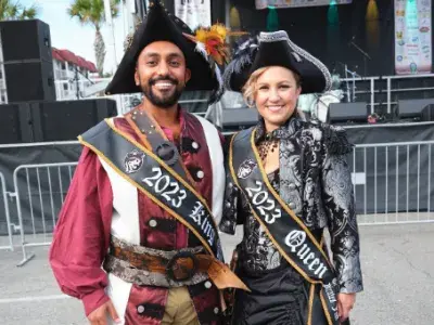 Tybee Island Pirate Fest king and queen
