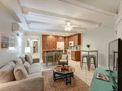Beachside Colony Resort's Colony Suite living room.