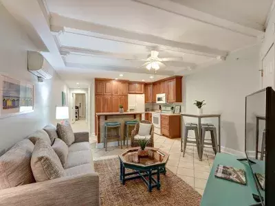 Beachside Colony Resort's Colony Suite living room.