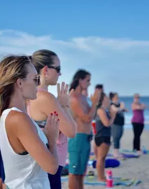 Yoga Beach Tybee Island Georgia