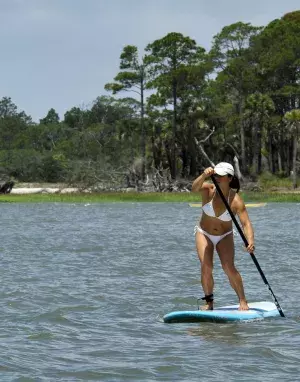 paddleboarding tybee island