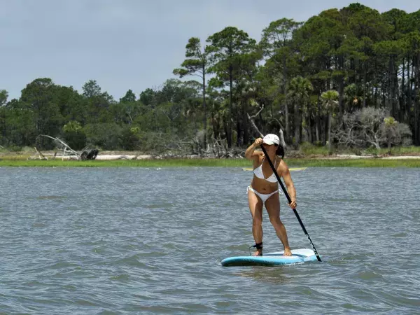 paddleboarding tybee island