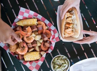 geralds pig shrimp tybee island dining restaurant