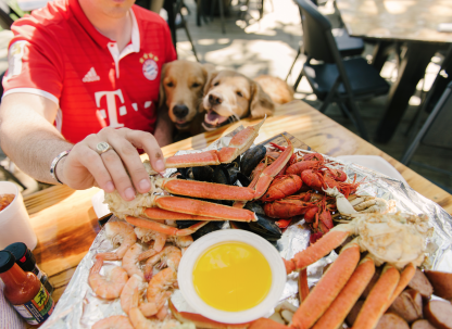 Dogs The Crab Shack Tybee Island