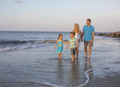 beach family