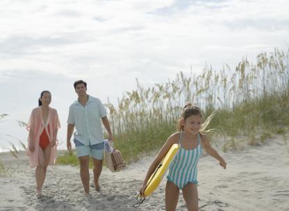 family on North Beach