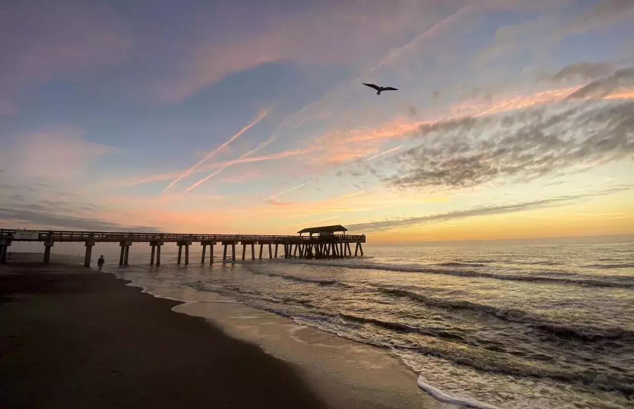 tybee island pier sunrise ugc