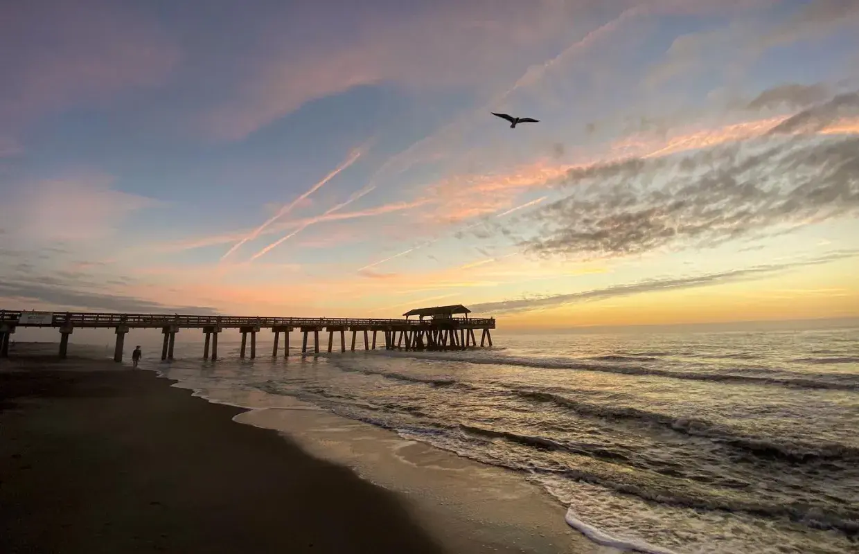 tybee island pier sunrise ugc